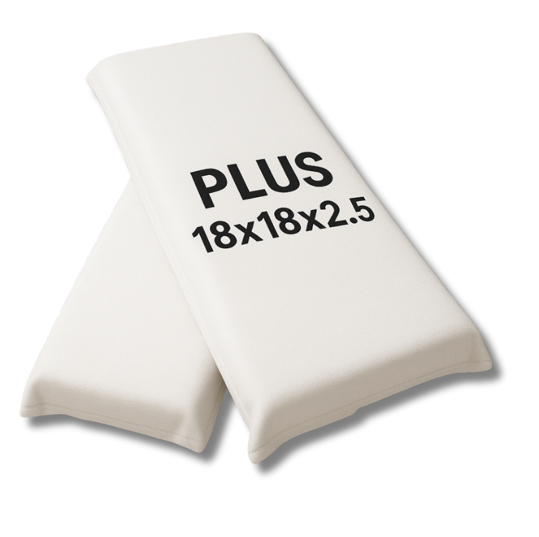 18x18 Firm Foam Seat Insert – Large CertiPUR-US® certified foam for full-size cushions offering maximum comfort and pressure relief.