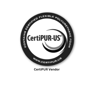 CertiPUR-US certified foam for eco-friendly and low-emission safety