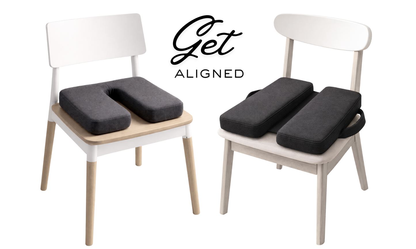 SunCloud seat cushions with interchangeable foam pieces for customizable comfort and alignment