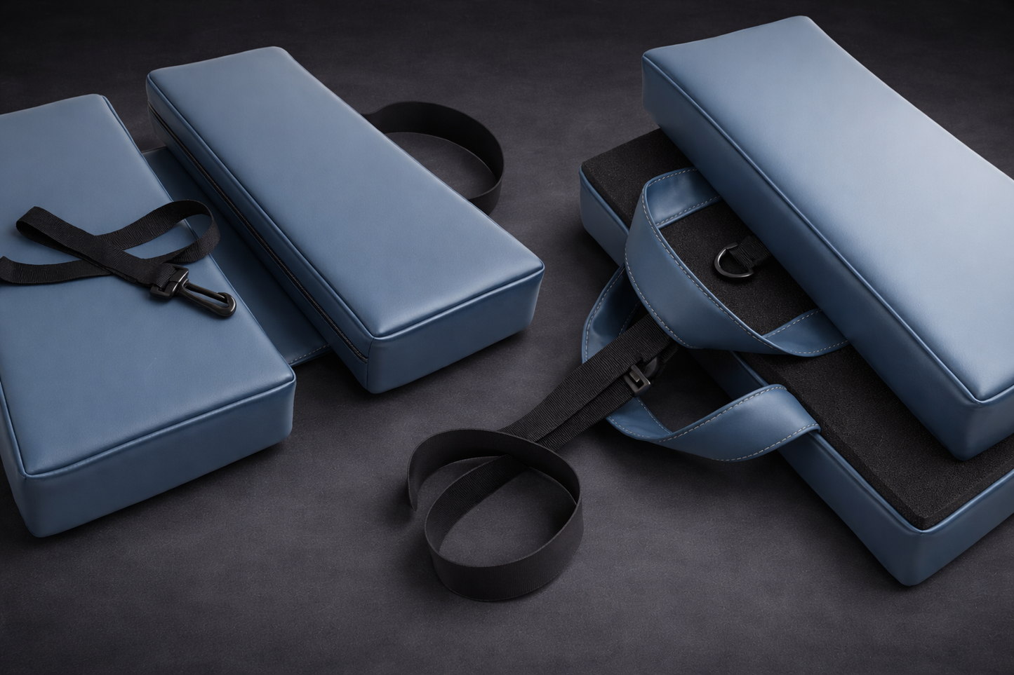 SunCloud® travel seat cushionroviding pelvic and tailbone support with ergonomic faux leather design for long sitting comfort