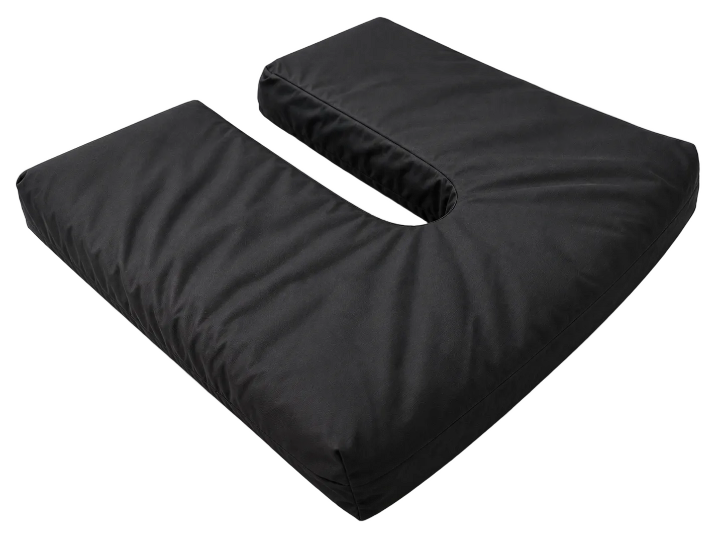Black foam liner insert for SunCloud U-Shape coccyx seat cushion.