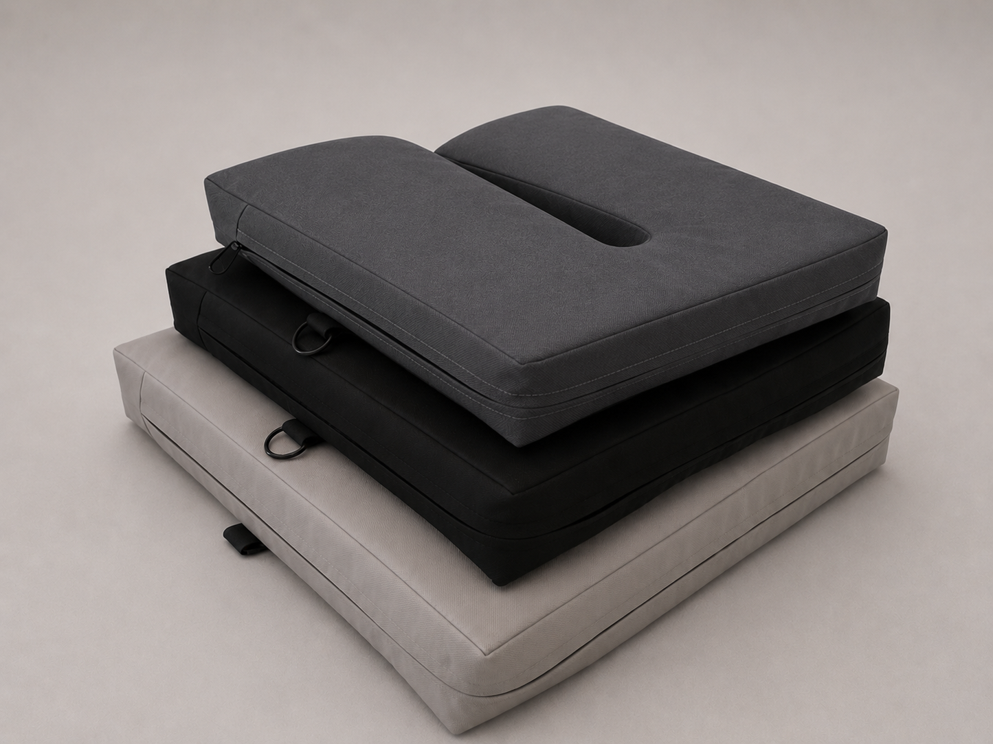 SunCloud® U-Shape Seat Cushion Collection featuring 14-inch, 16-inch, and 18-inch sizes designed to provide personalized seating comfort and pressure-relief support